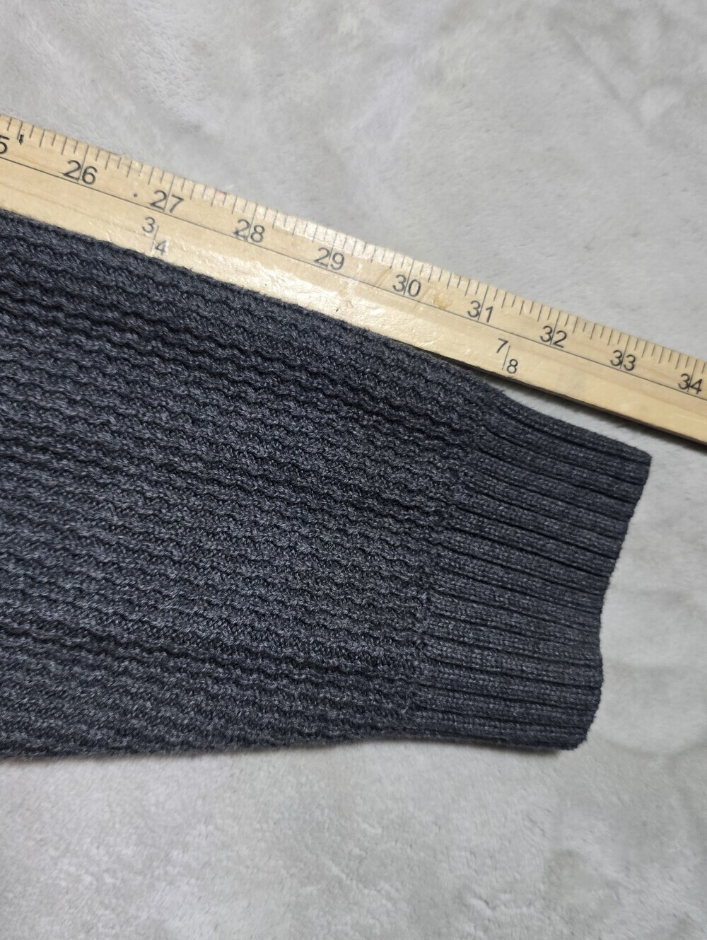 Oak Hill Button Up 1/4 Zip Pullover Chunky Knit Swester Sz 2XL - Picture 9 of 9